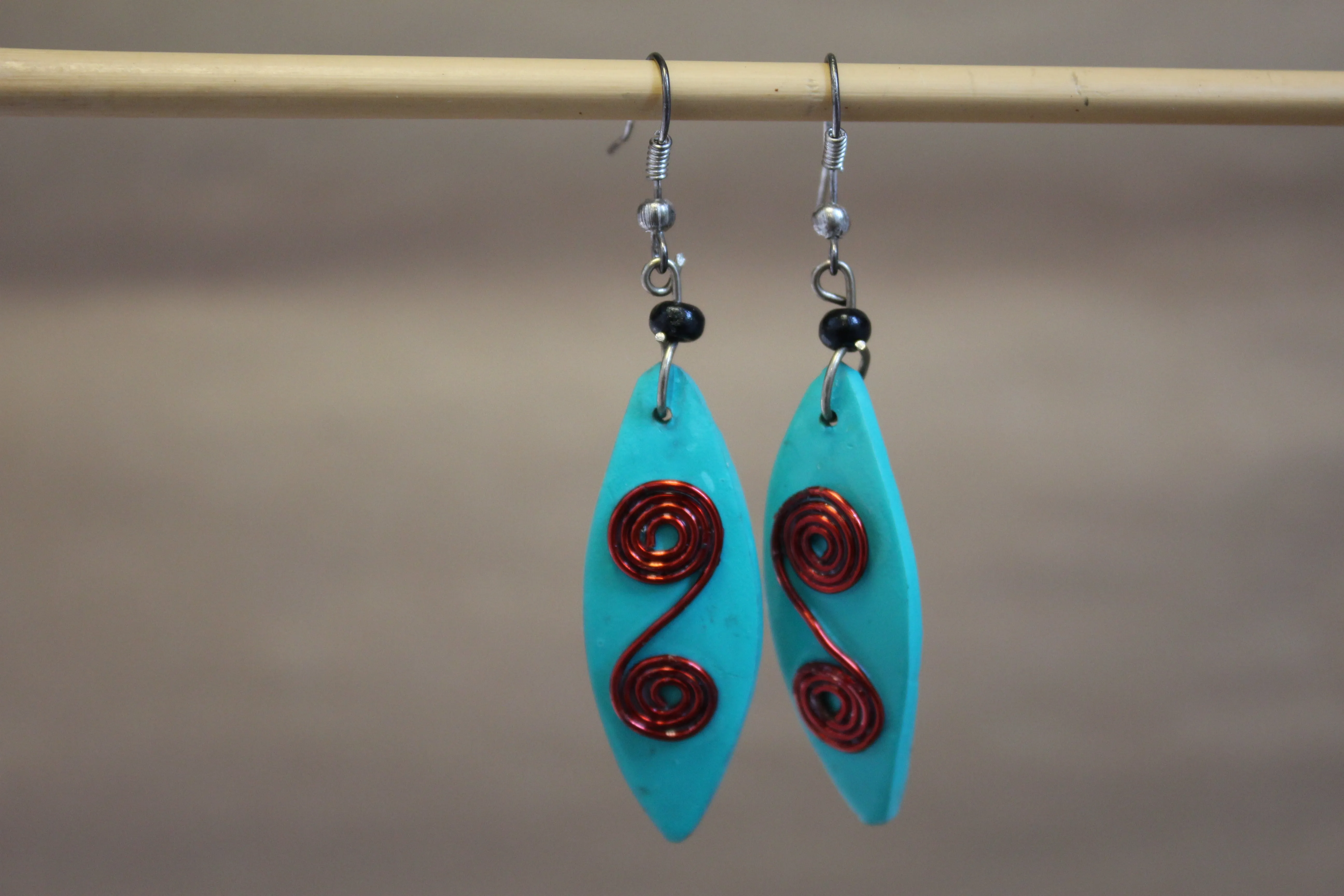 Jaraguá Aztec Coil Earrings