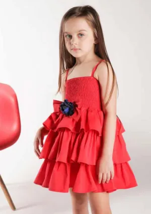 Jay Cat Layered Dress White
