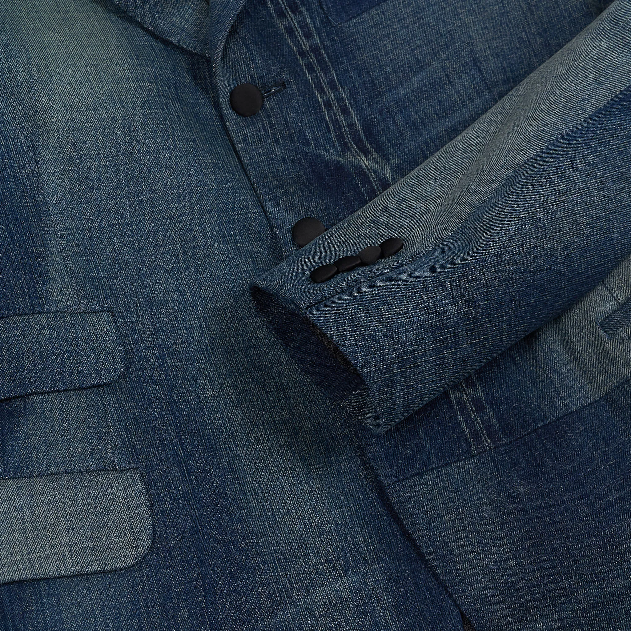 Junya Watanabe Man Patchwork Denim Blazer