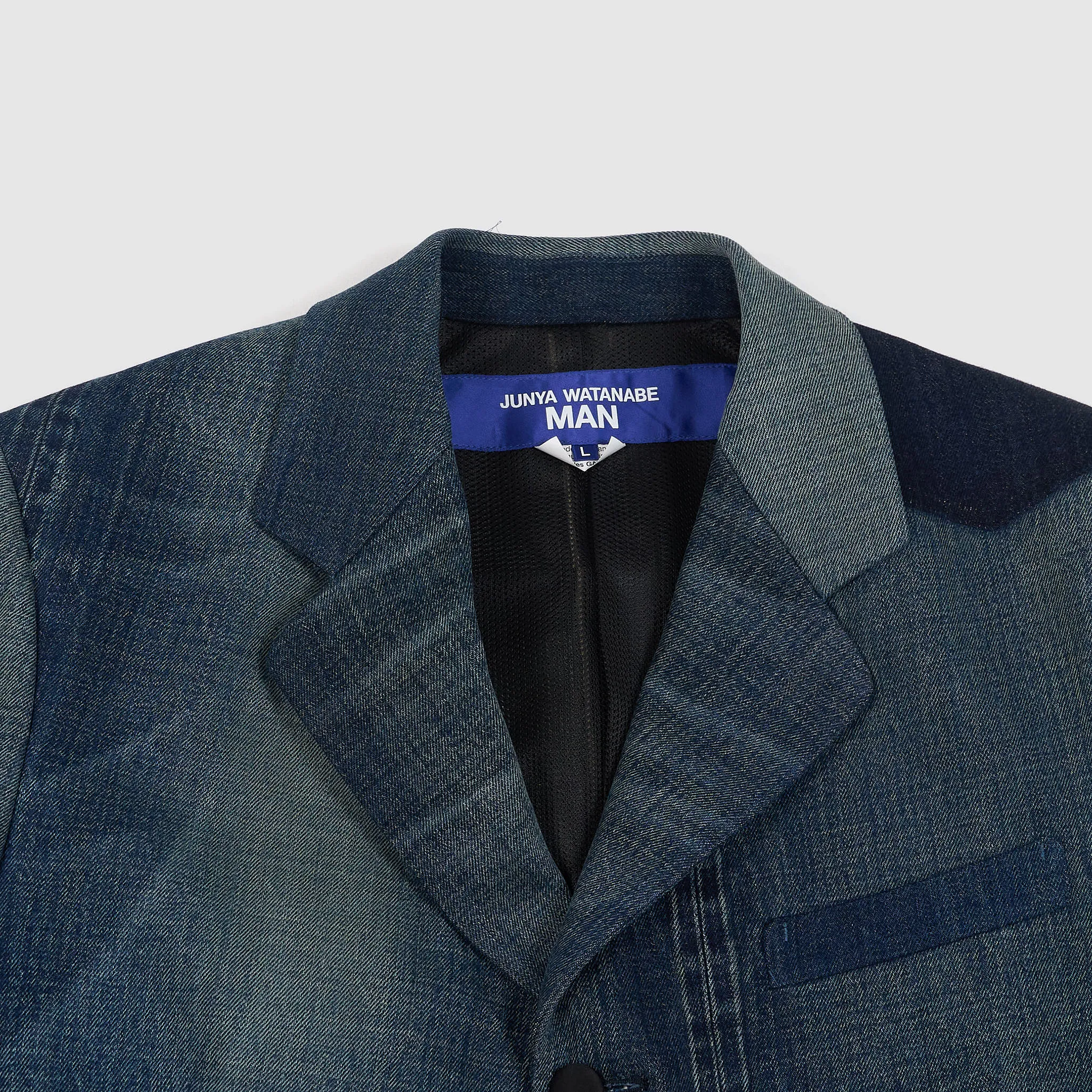 Junya Watanabe Man Patchwork Denim Blazer