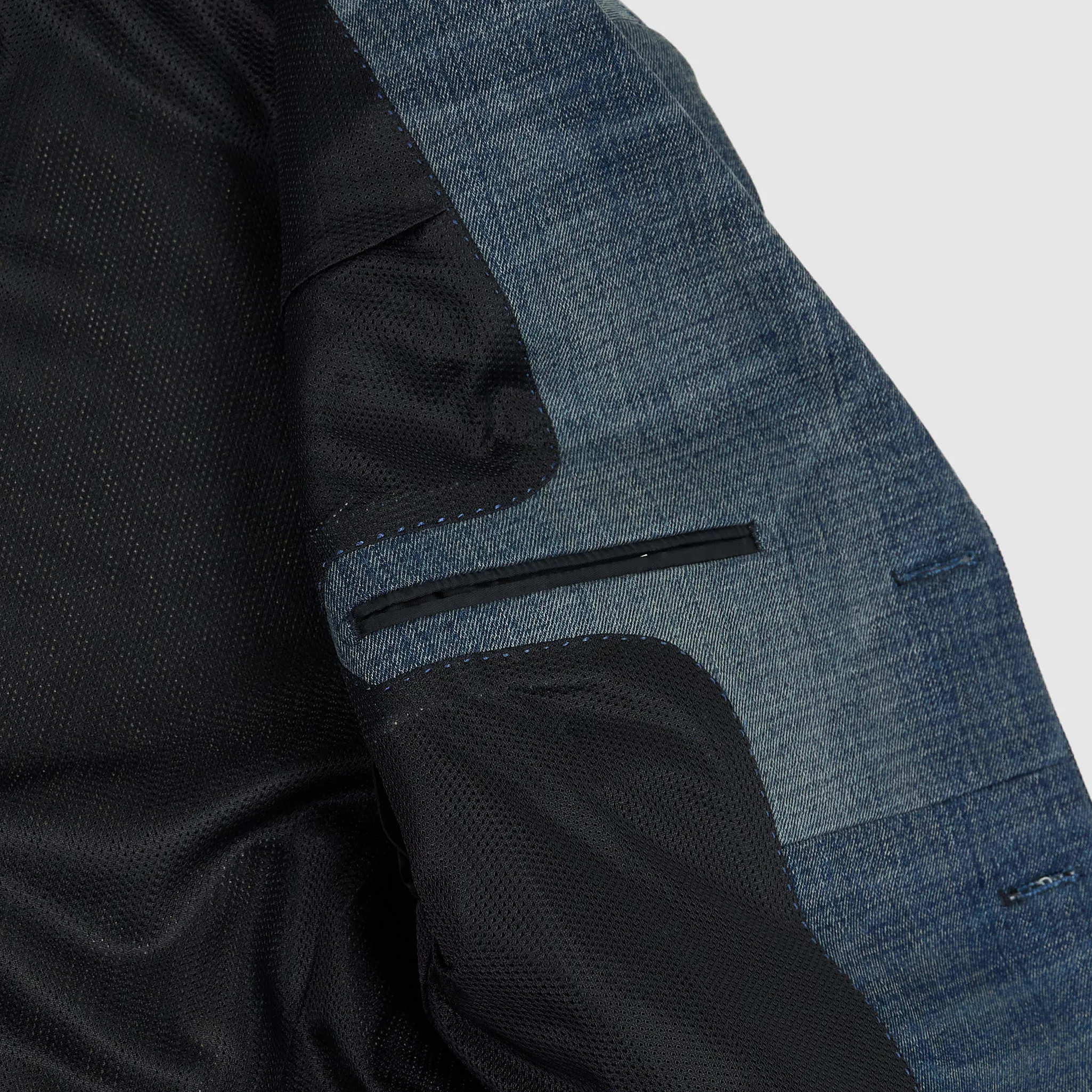 Junya Watanabe Man Patchwork Denim Blazer