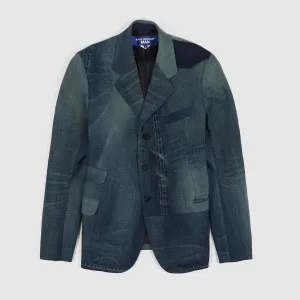 Junya Watanabe Man Patchwork Denim Blazer
