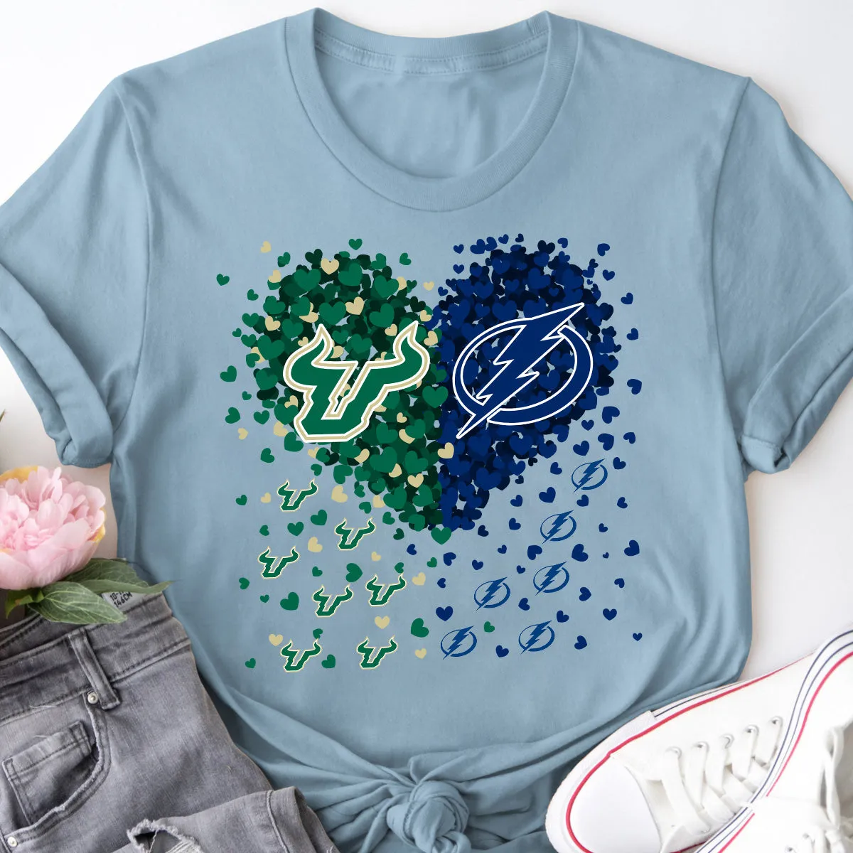 Just A Girl Loves Her Teams - Customized Shirt for Sandy Bell