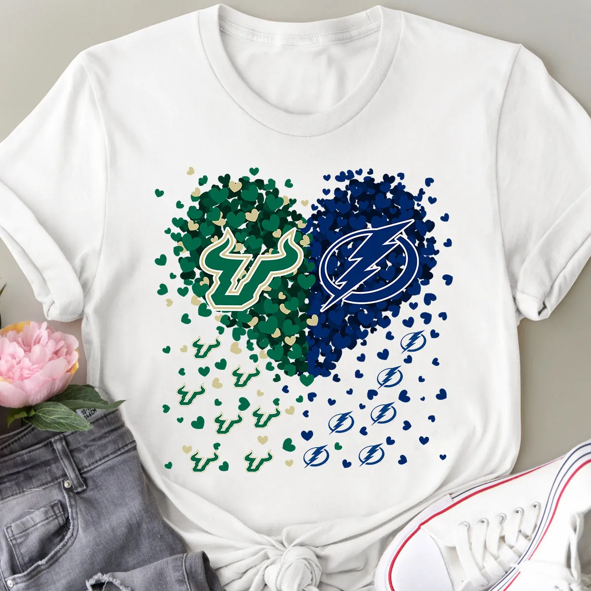 Just A Girl Loves Her Teams - Customized Shirt for Sandy Bell