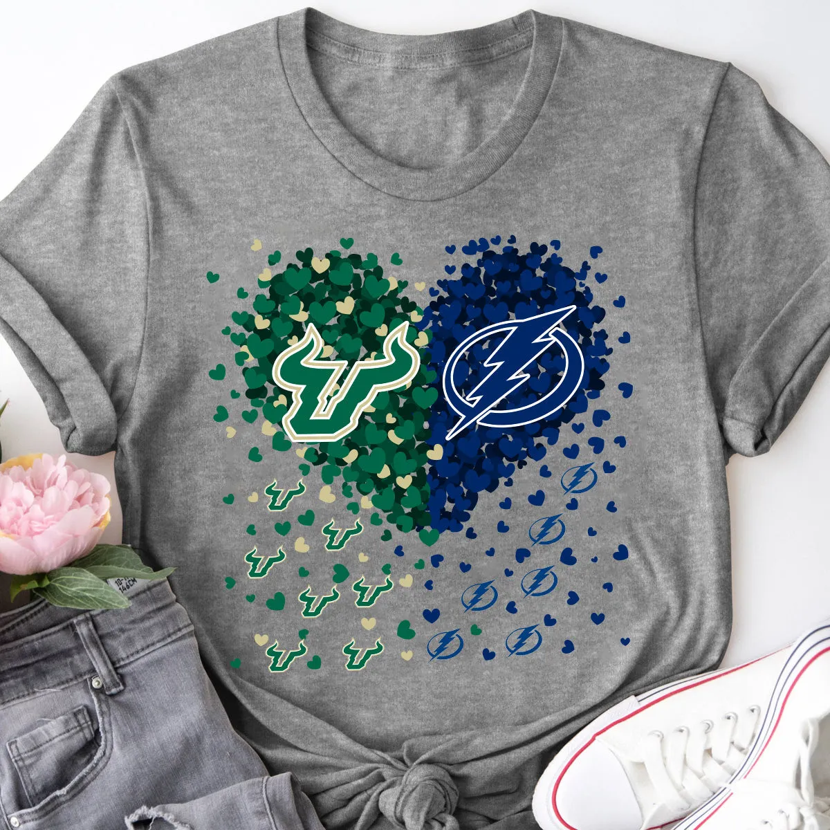 Just A Girl Loves Her Teams - Customized Shirt for Sandy Bell