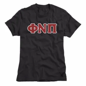 Kappa Alpha Psi Phi Nu Pi 3-Letter Tee (Vintage Black)