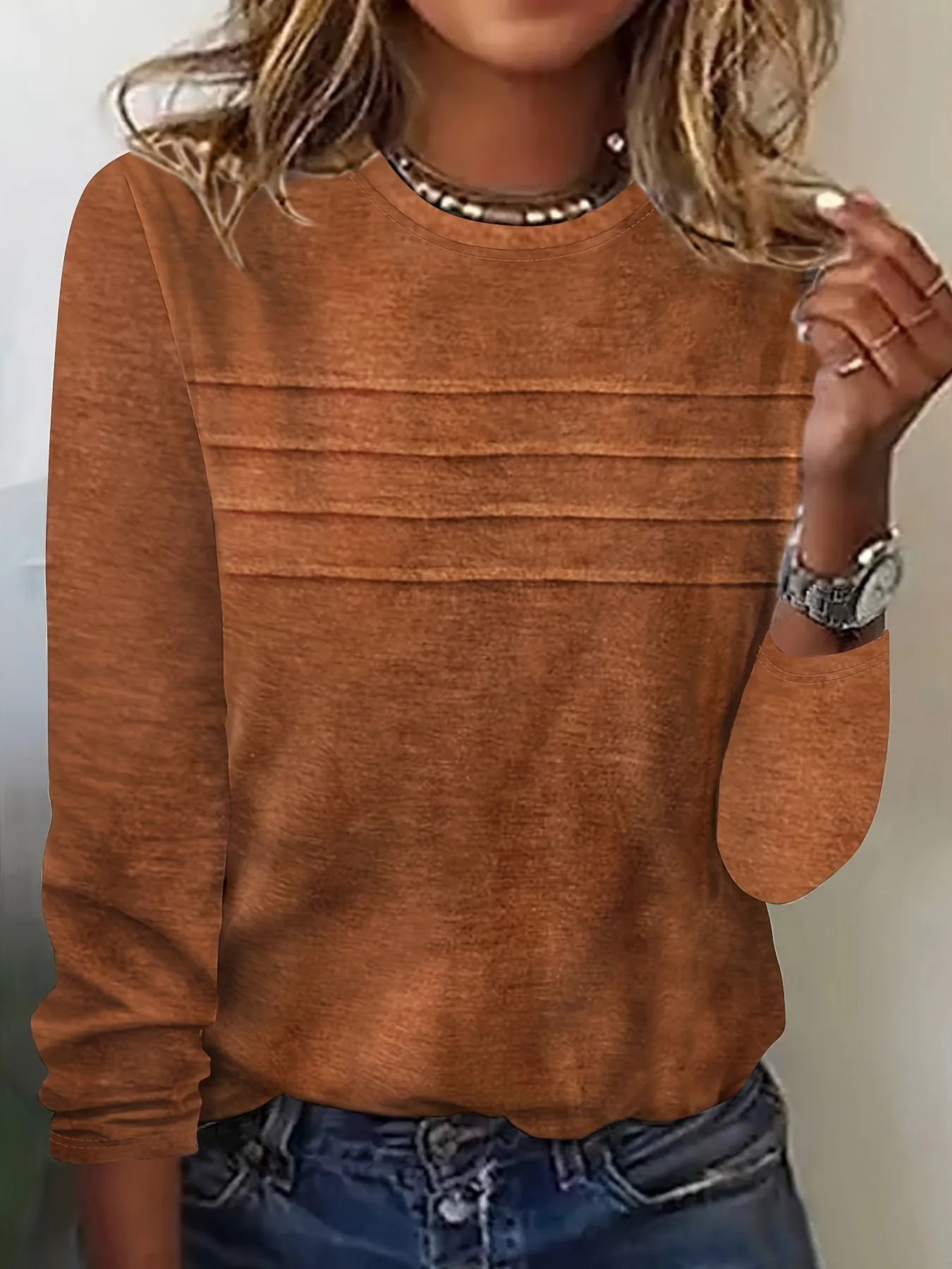 Kerensa | Casual Round Neck Pullover