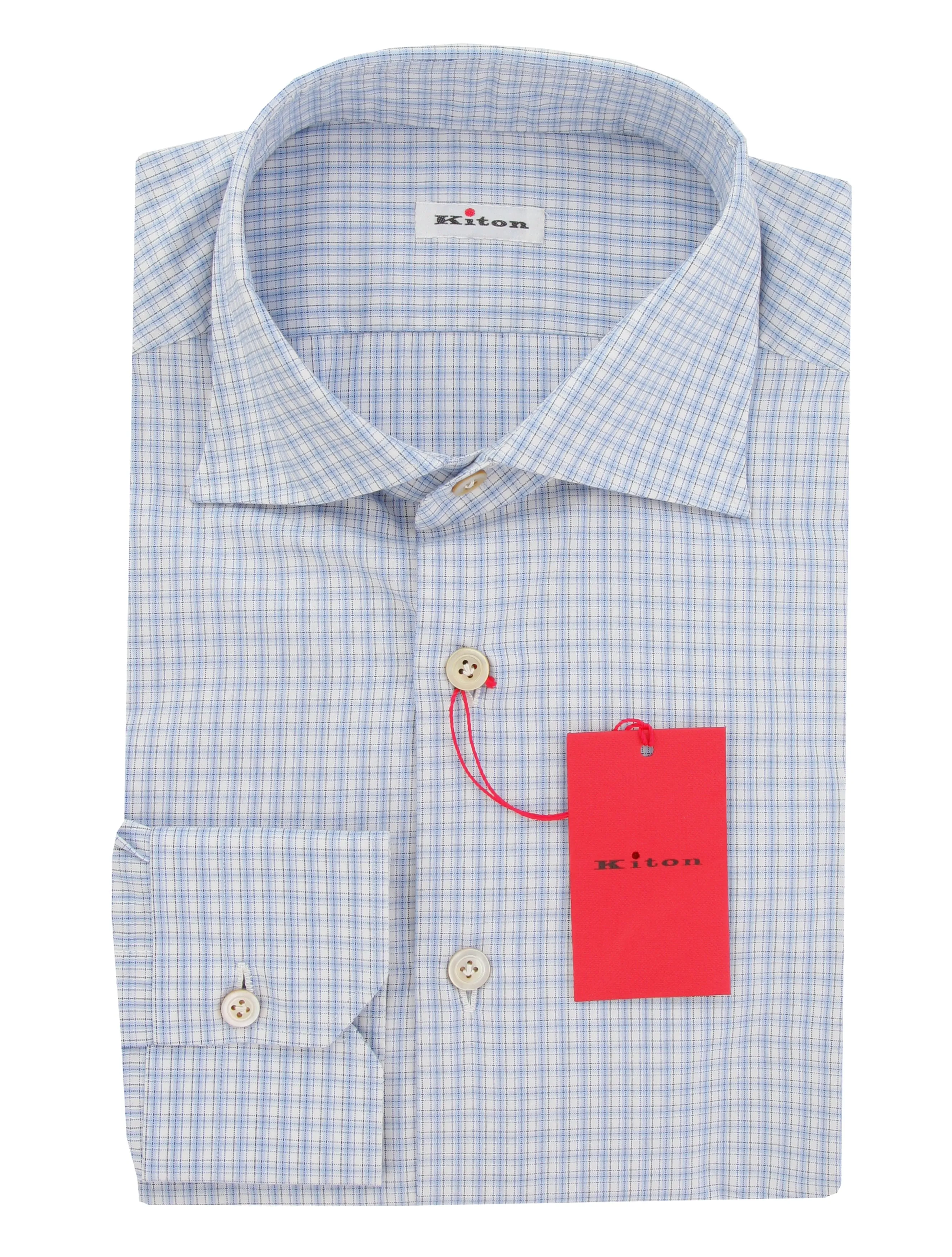 Kiton Light Blue Shirt - Slim
