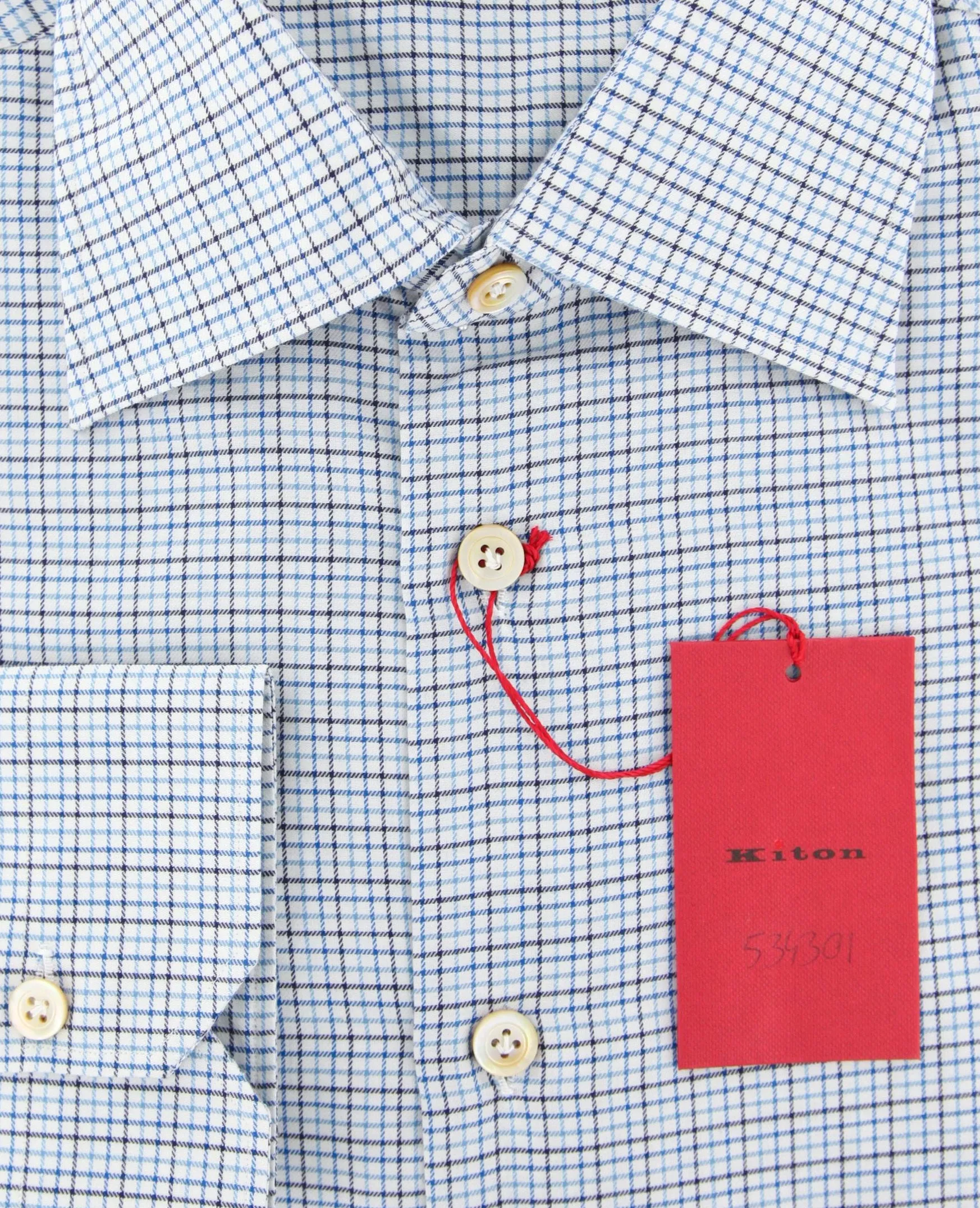 Kiton Light Blue Shirt - Slim