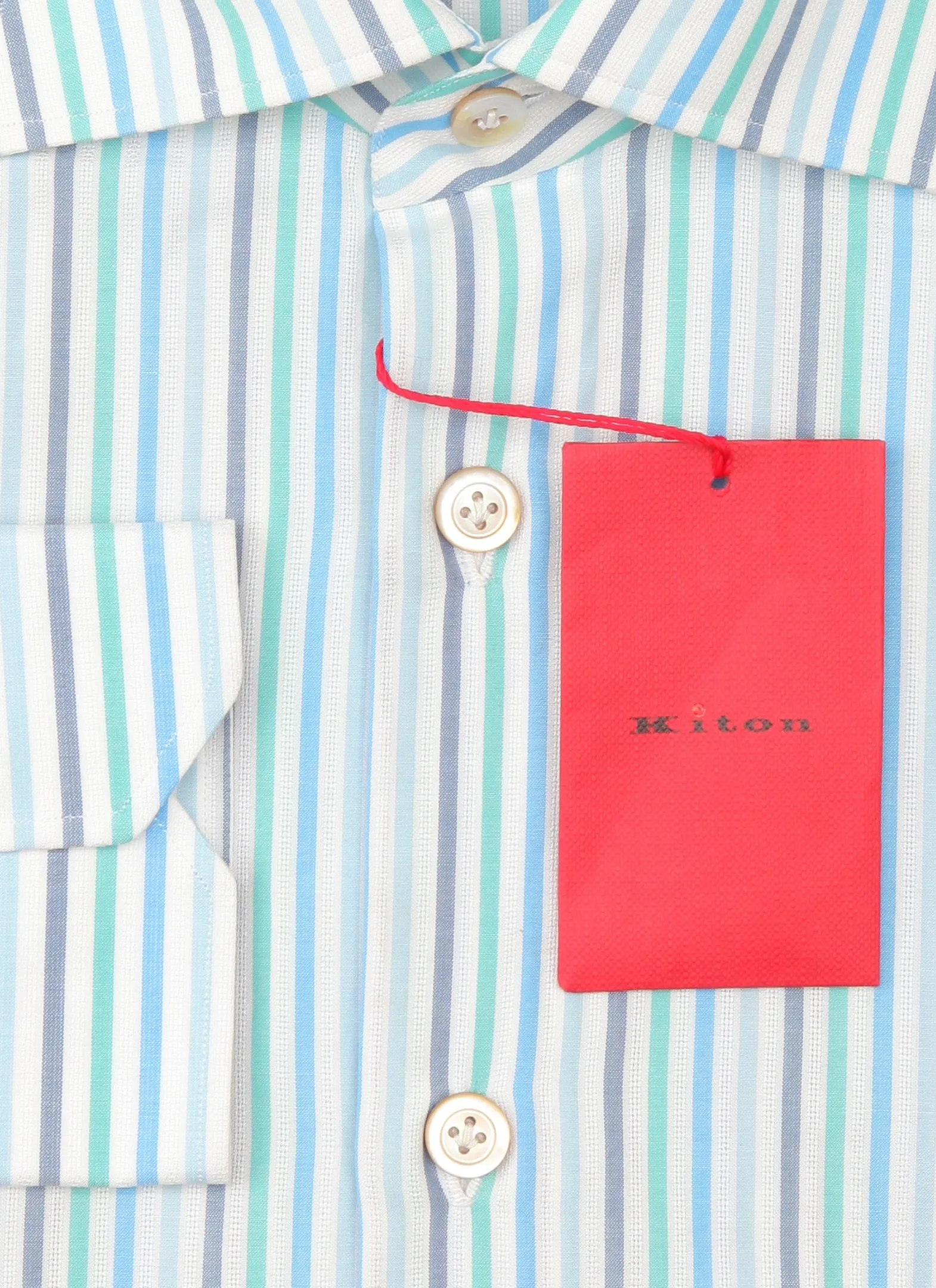 Kiton Light Blue Shirt - Slim