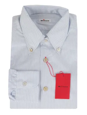 Kiton Light Blue Shirt - Slim