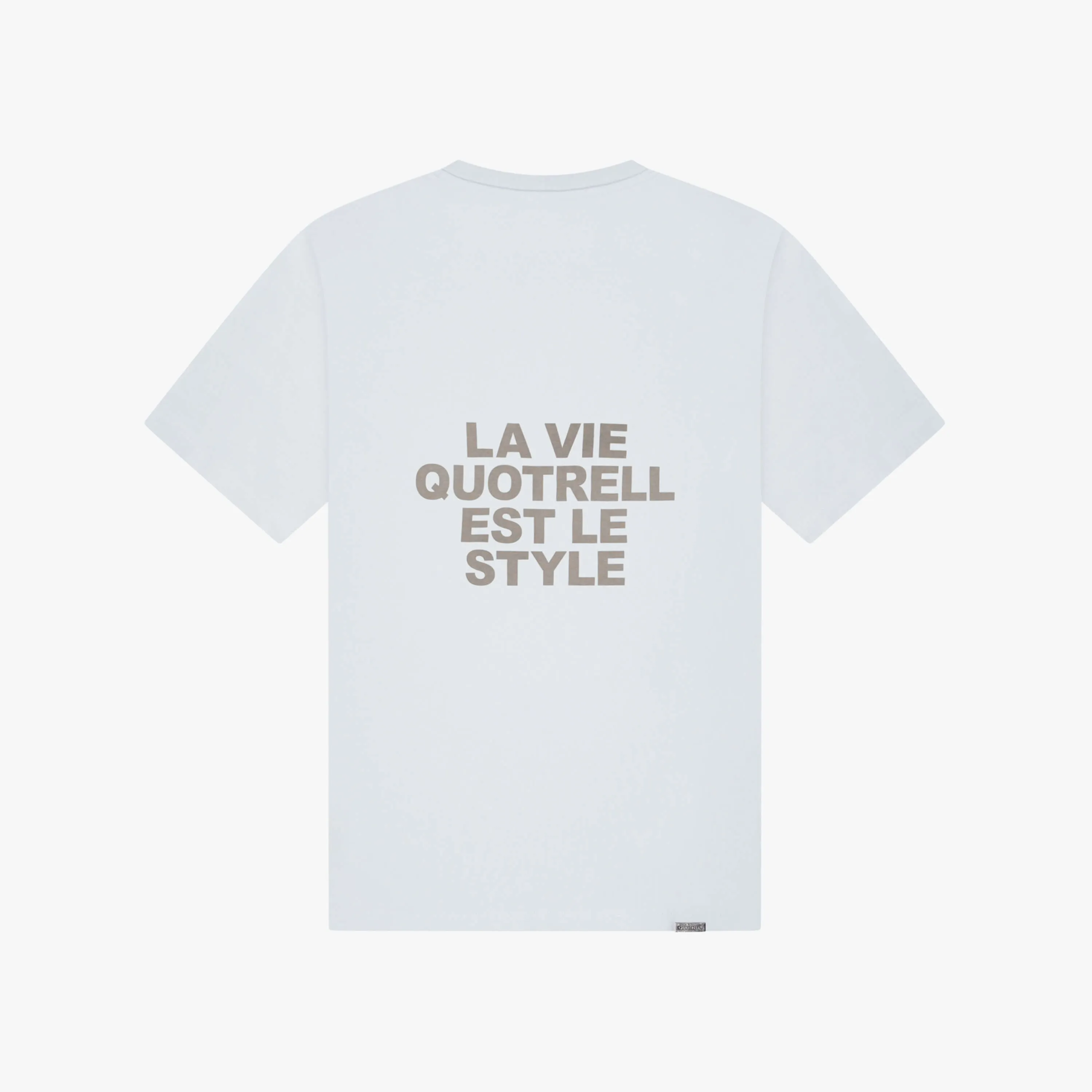 LA VIE T-SHIRT | LIGHT BLUE/GREY