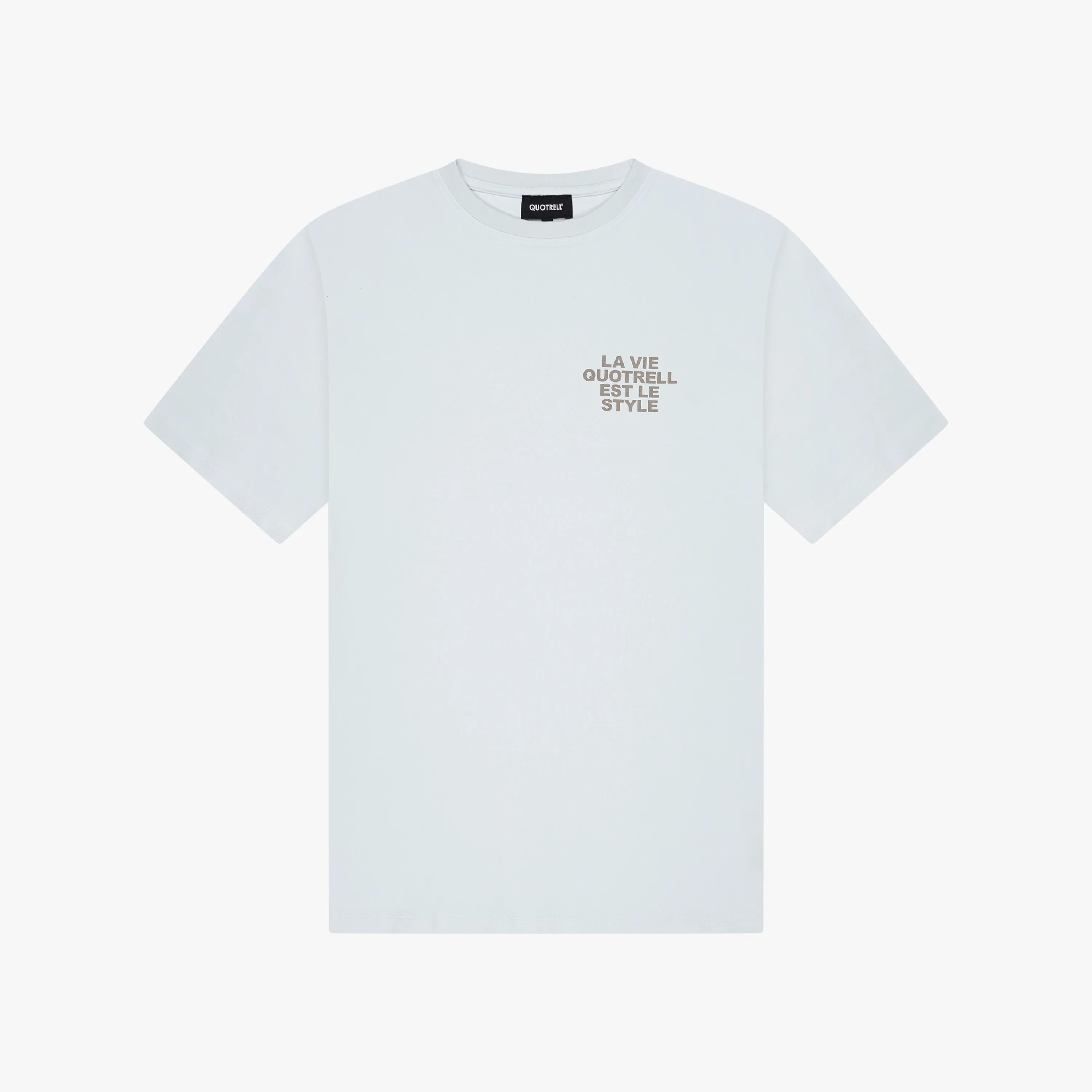 LA VIE T-SHIRT | LIGHT BLUE/GREY