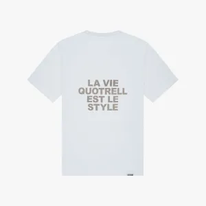 LA VIE T-SHIRT | LIGHT BLUE/GREY