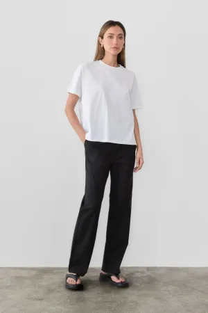 LANIE WHITE COTTON TEE