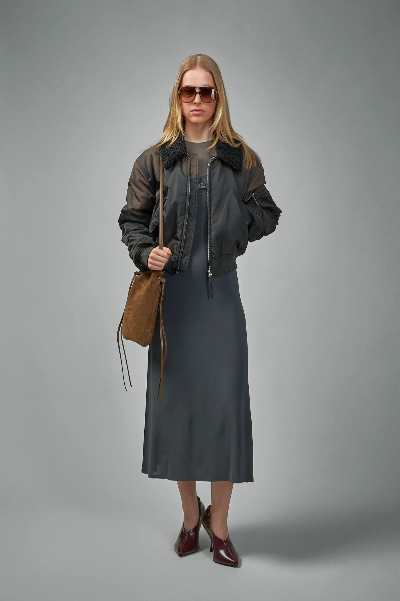 Layered Jersey Dress