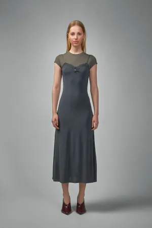 Layered Jersey Dress