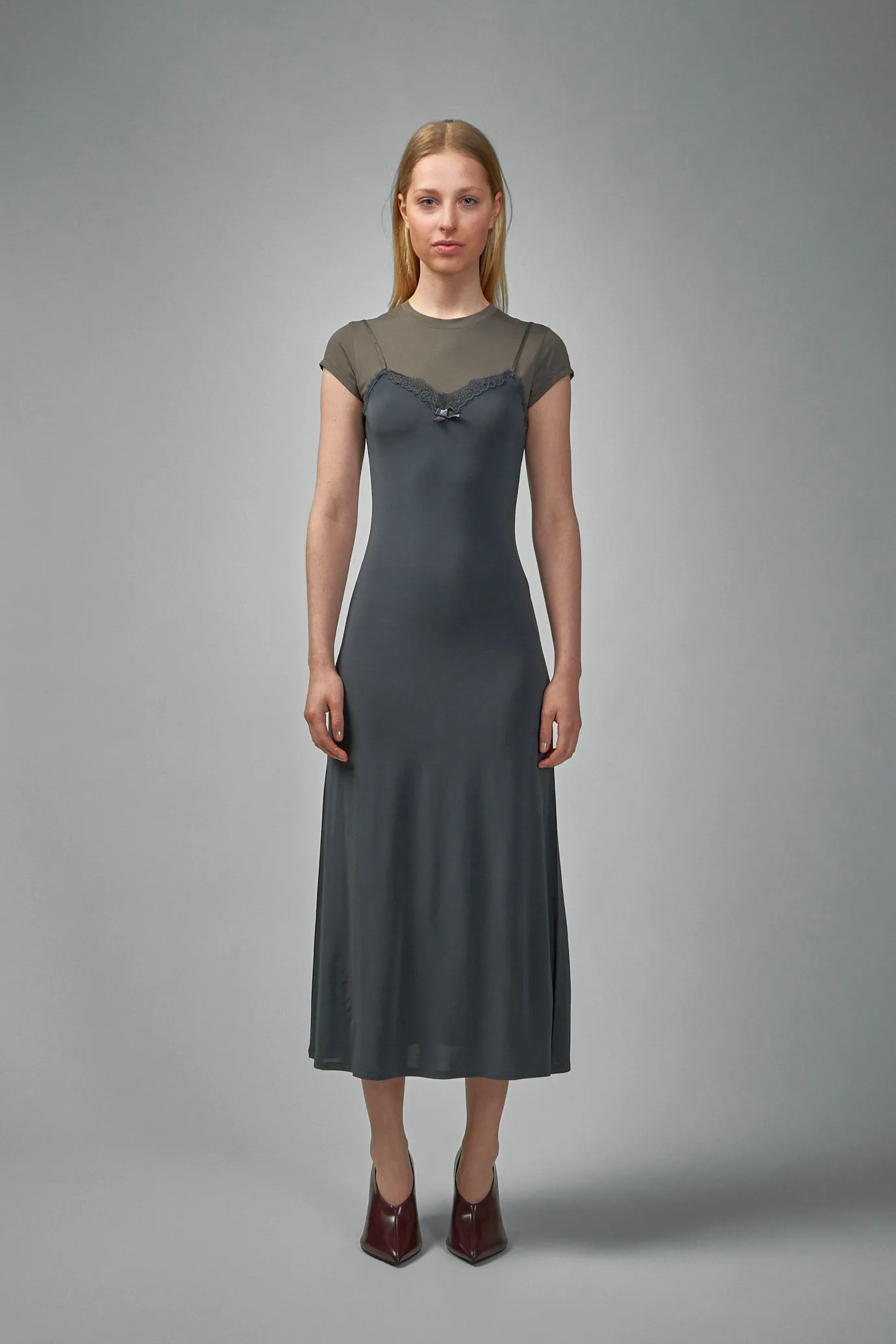 Layered Jersey Dress