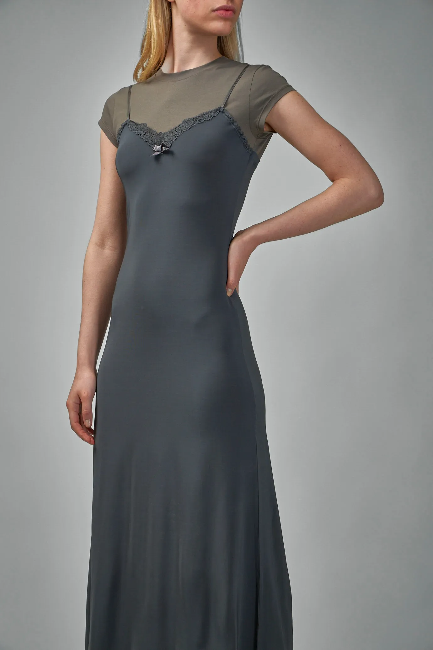 Layered Jersey Dress