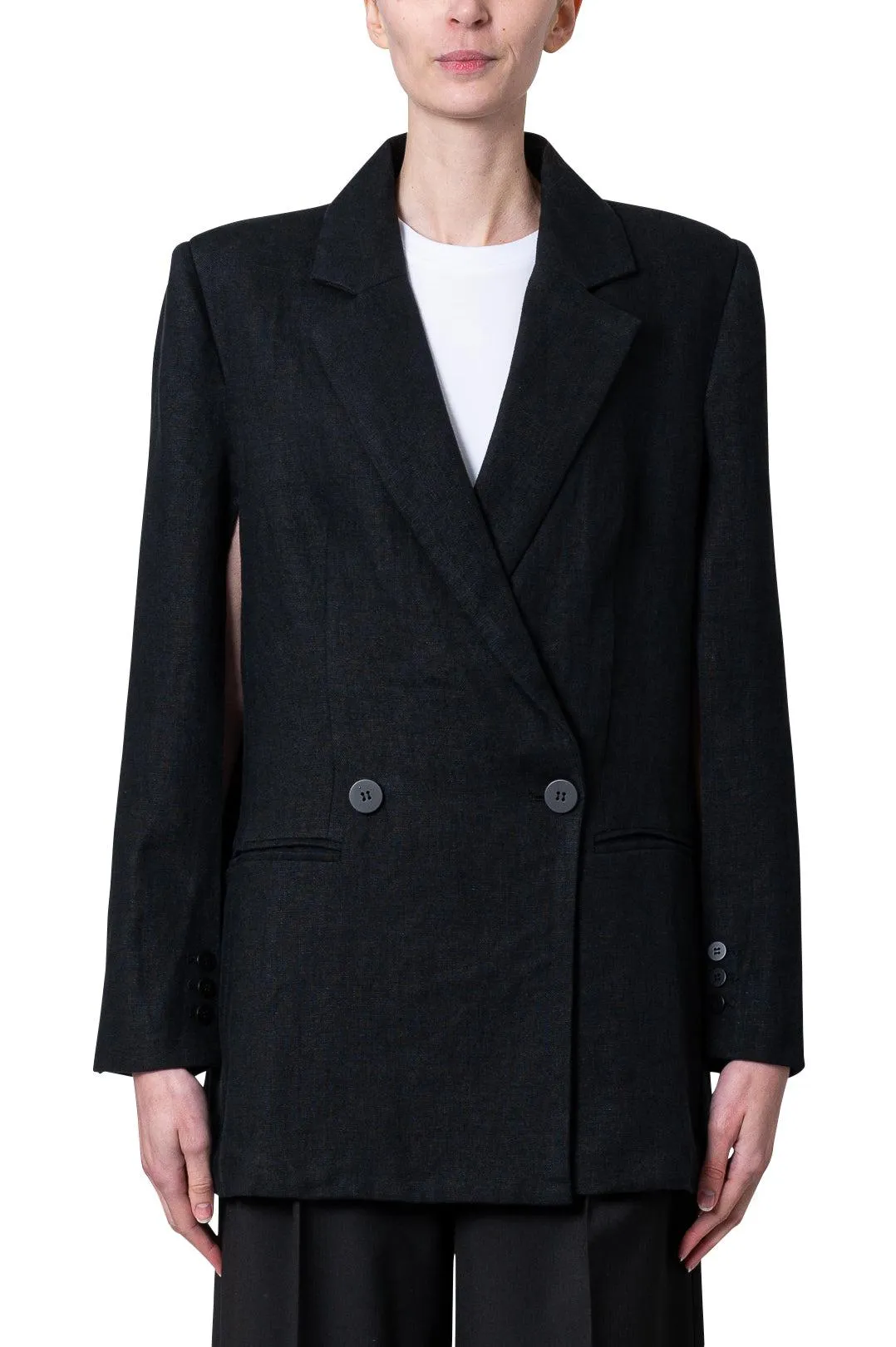 Linen Split Sleeve Blazer