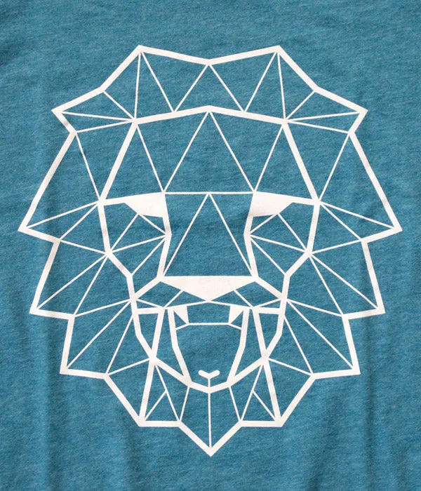Lion & Lamb Youth Tee – Heather Teal