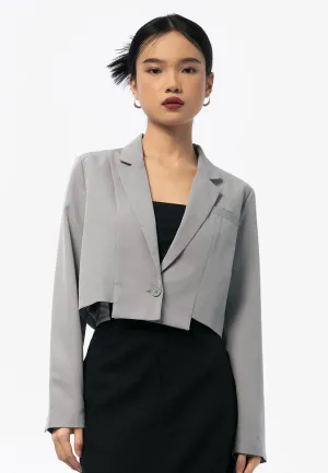 Long Sleeve Crop Blazer