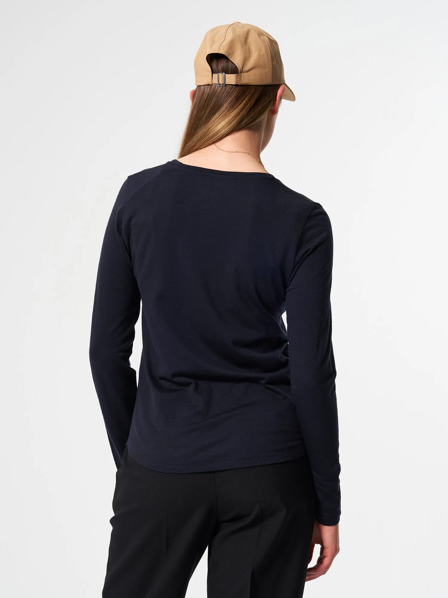 Longsleeve Merino - Sheep Navy (Female)