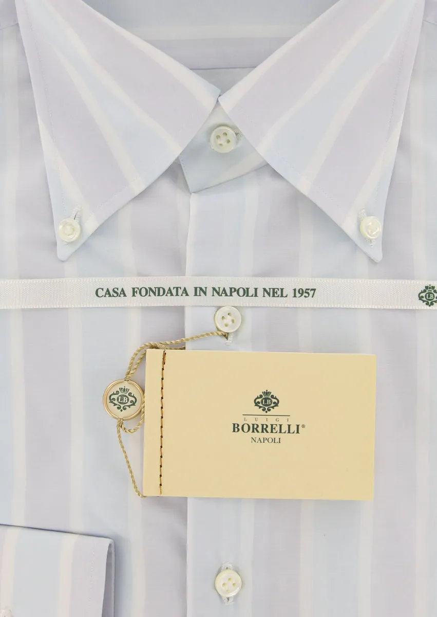Luigi Borrelli Light Blue Shirt - 15.75 US / 40 EU