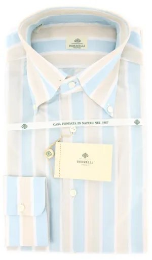 Luigi Borrelli Light Blue Shirt – Size: 15.75 US / 40 EU