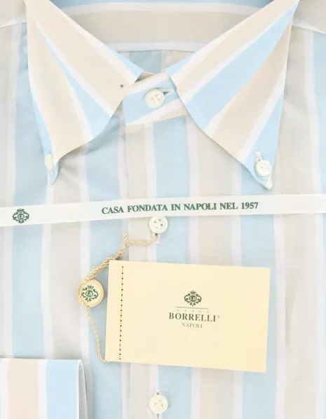 Luigi Borrelli Light Blue Shirt – Size: 15.75 US / 40 EU