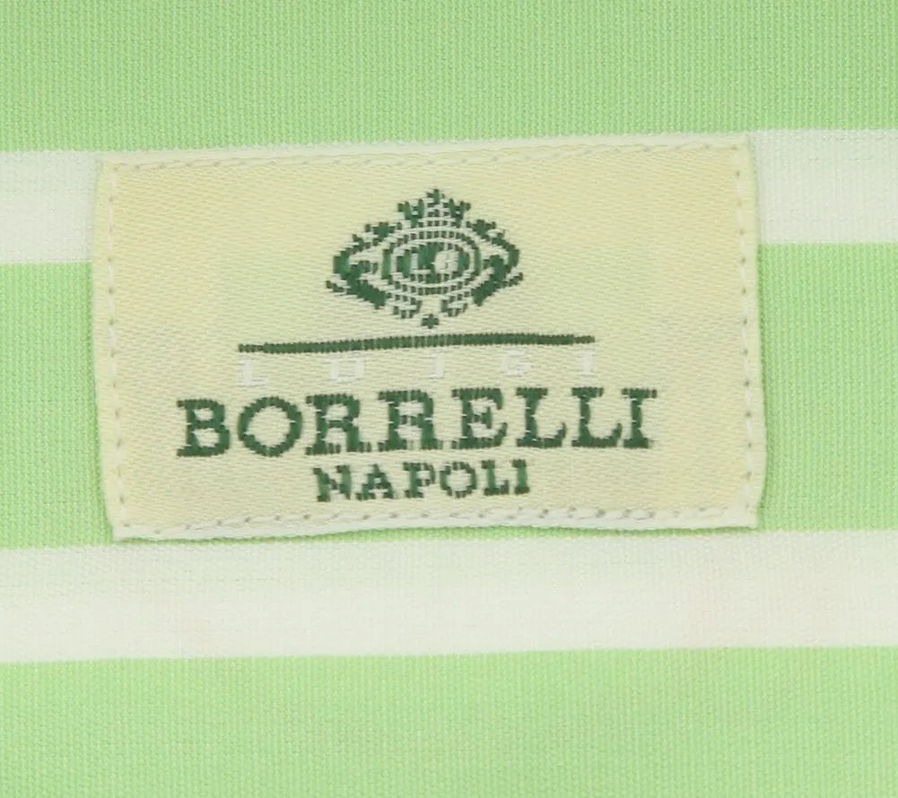Luigi Borrelli Light Green Shirt - Slim