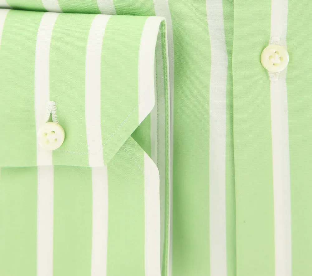 Luigi Borrelli Light Green Shirt - Slim