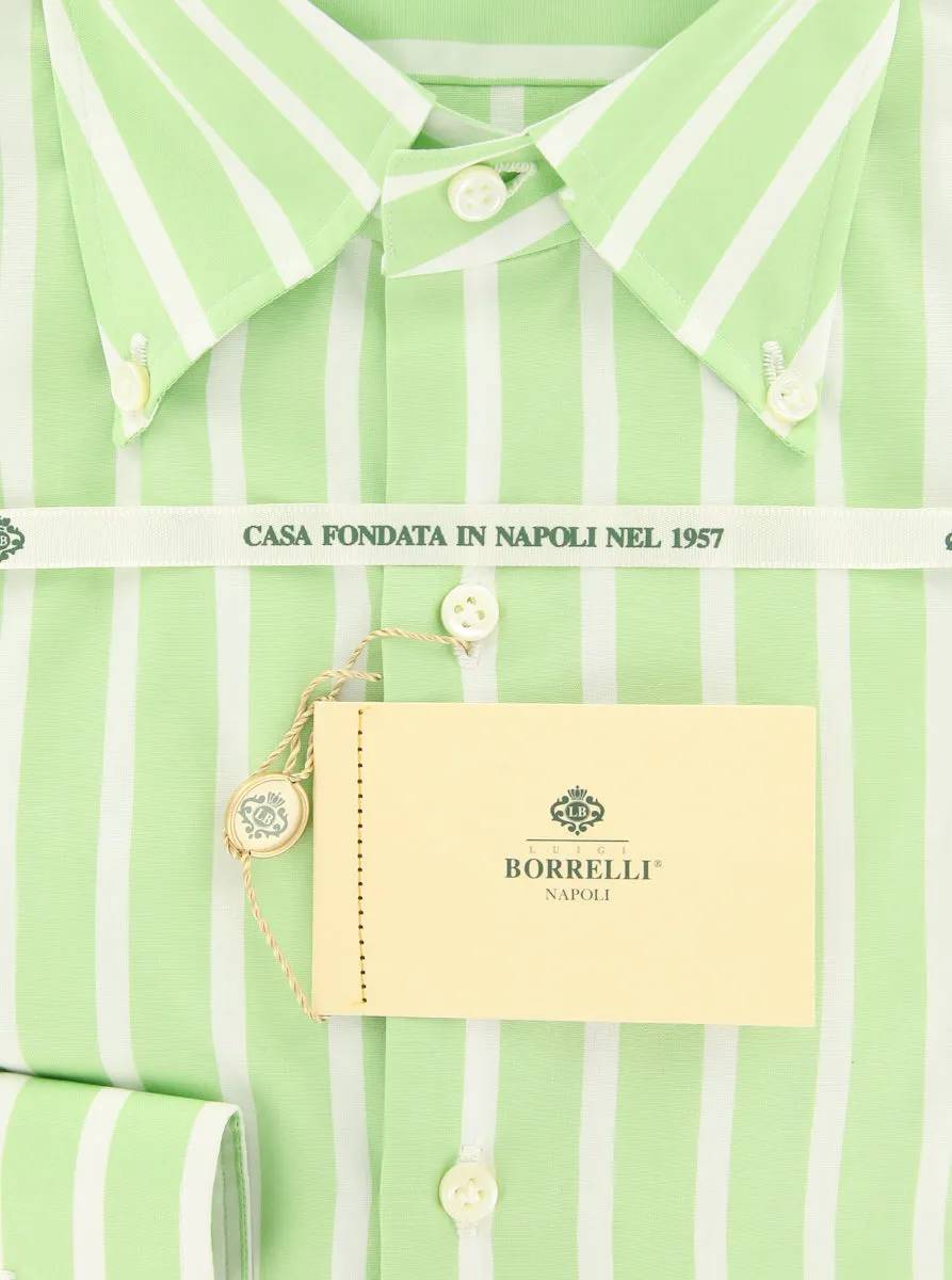 Luigi Borrelli Light Green Shirt - Slim