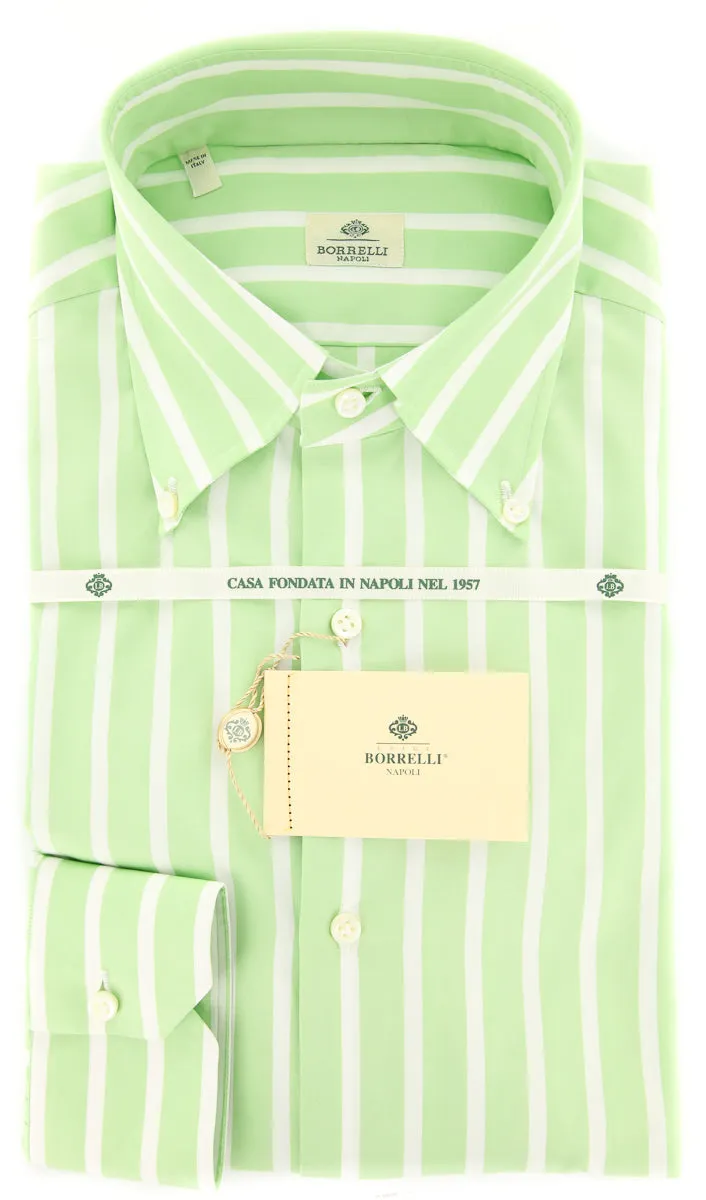 Luigi Borrelli Light Green Shirt - Slim