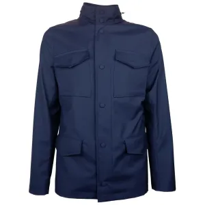 Made in Italy Blue Wool Jacket