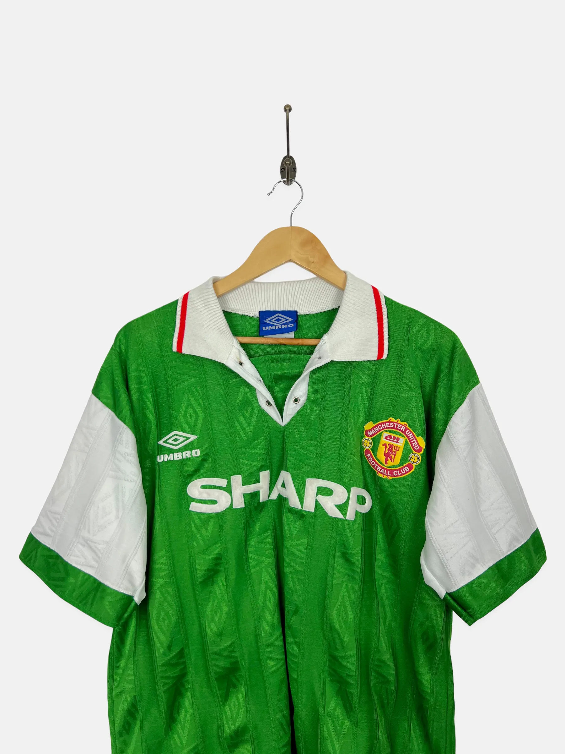 Manchester United Umbro 92/93 Vintage Football Jersey Size S-M