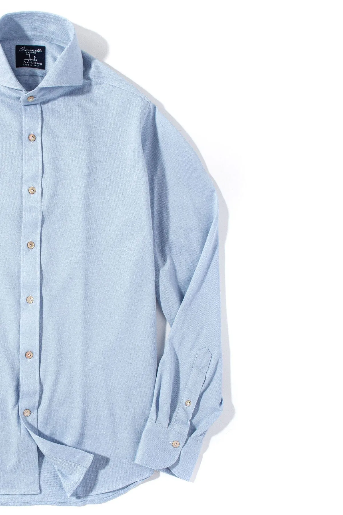Menerbes Jersey Shirt in Light Blue