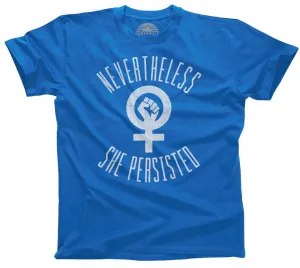 Men's Nevertheless She Persisted T-Shirt Elizabeth Warren