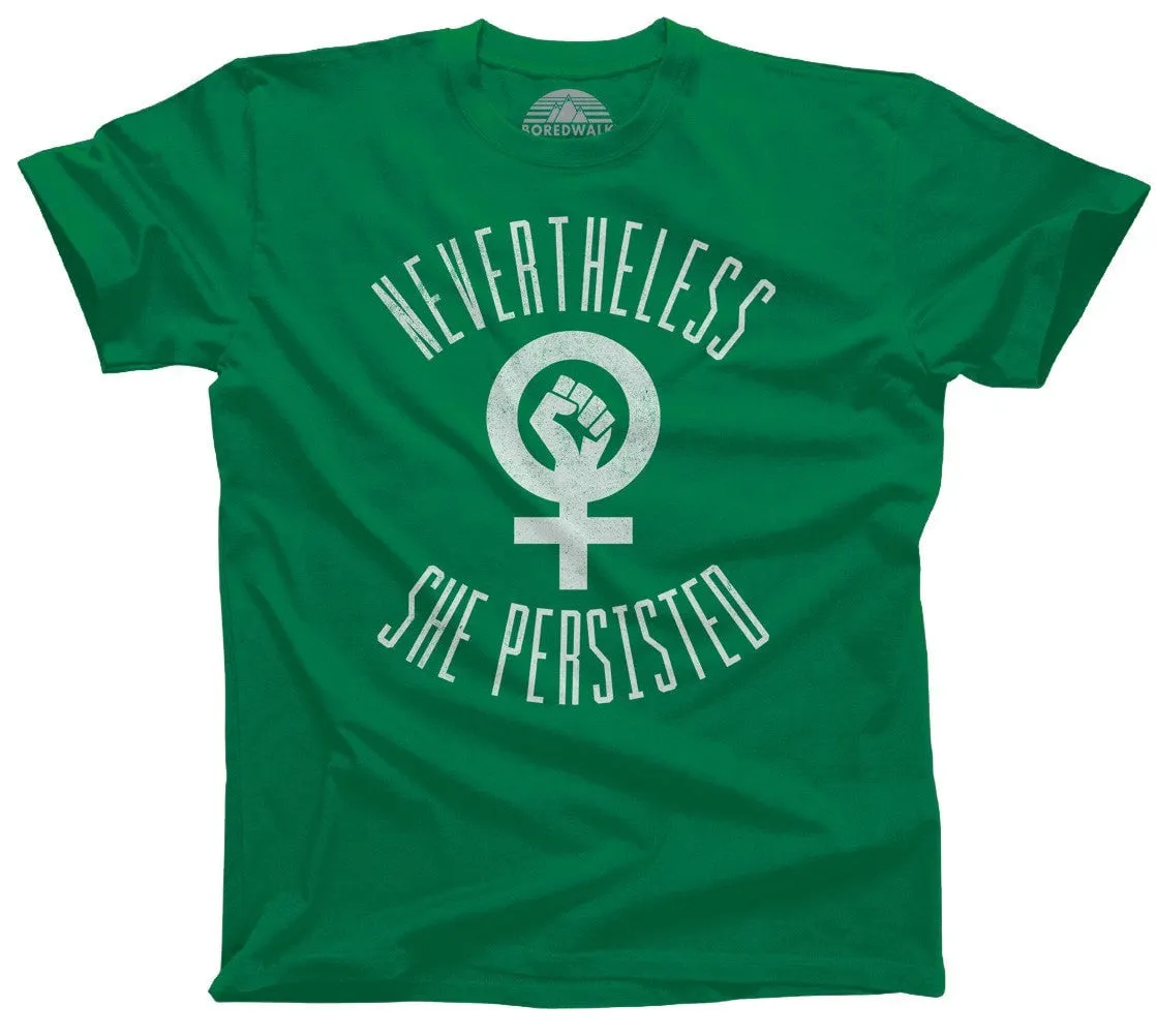 Men's Nevertheless She Persisted T-Shirt Elizabeth Warren