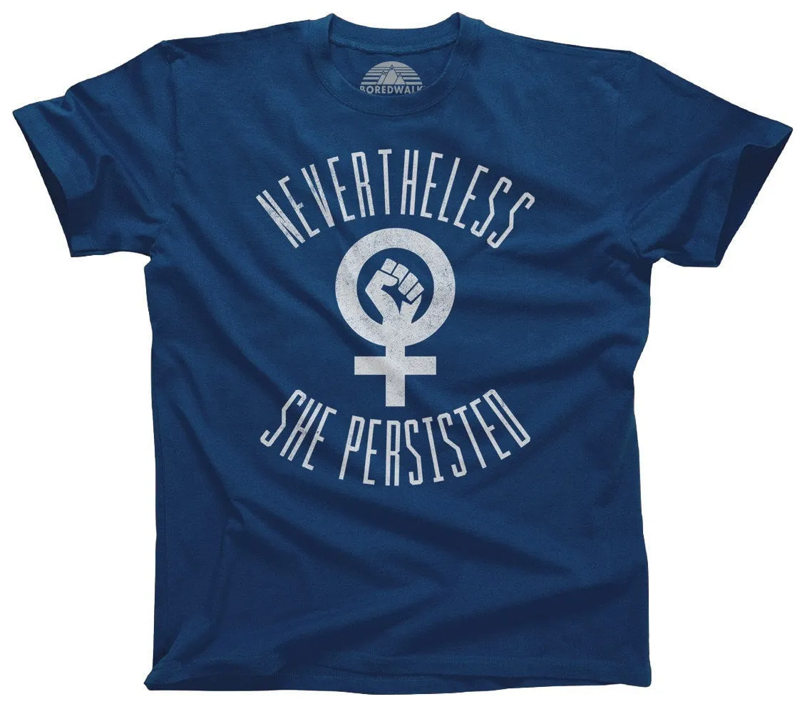 Men's Nevertheless She Persisted T-Shirt Elizabeth Warren