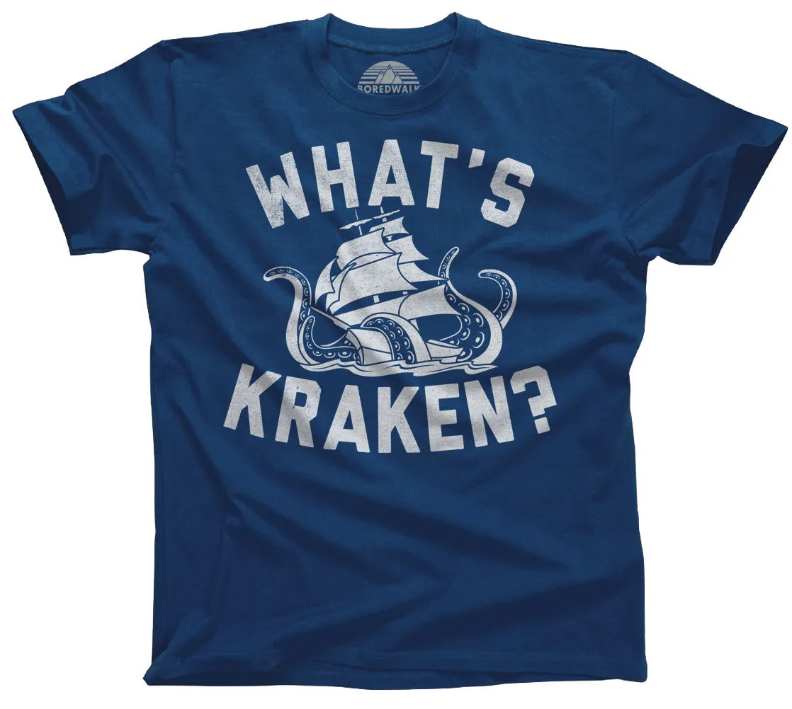 Men's What's Kraken Sea Monster T-Shirt