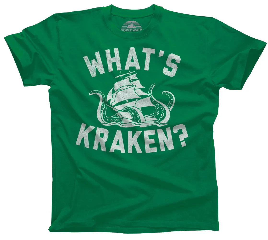 Men's What's Kraken Sea Monster T-Shirt