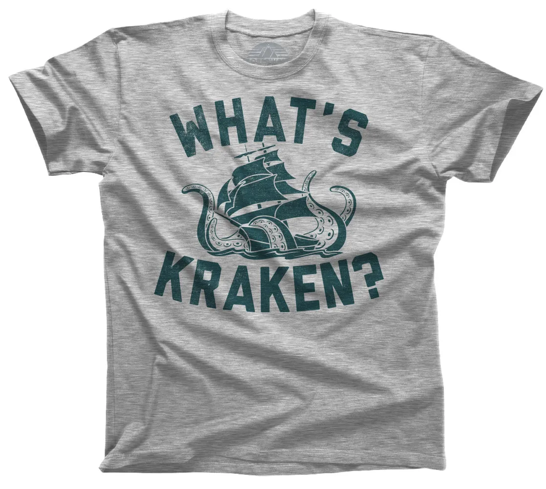 Men's What's Kraken Sea Monster T-Shirt