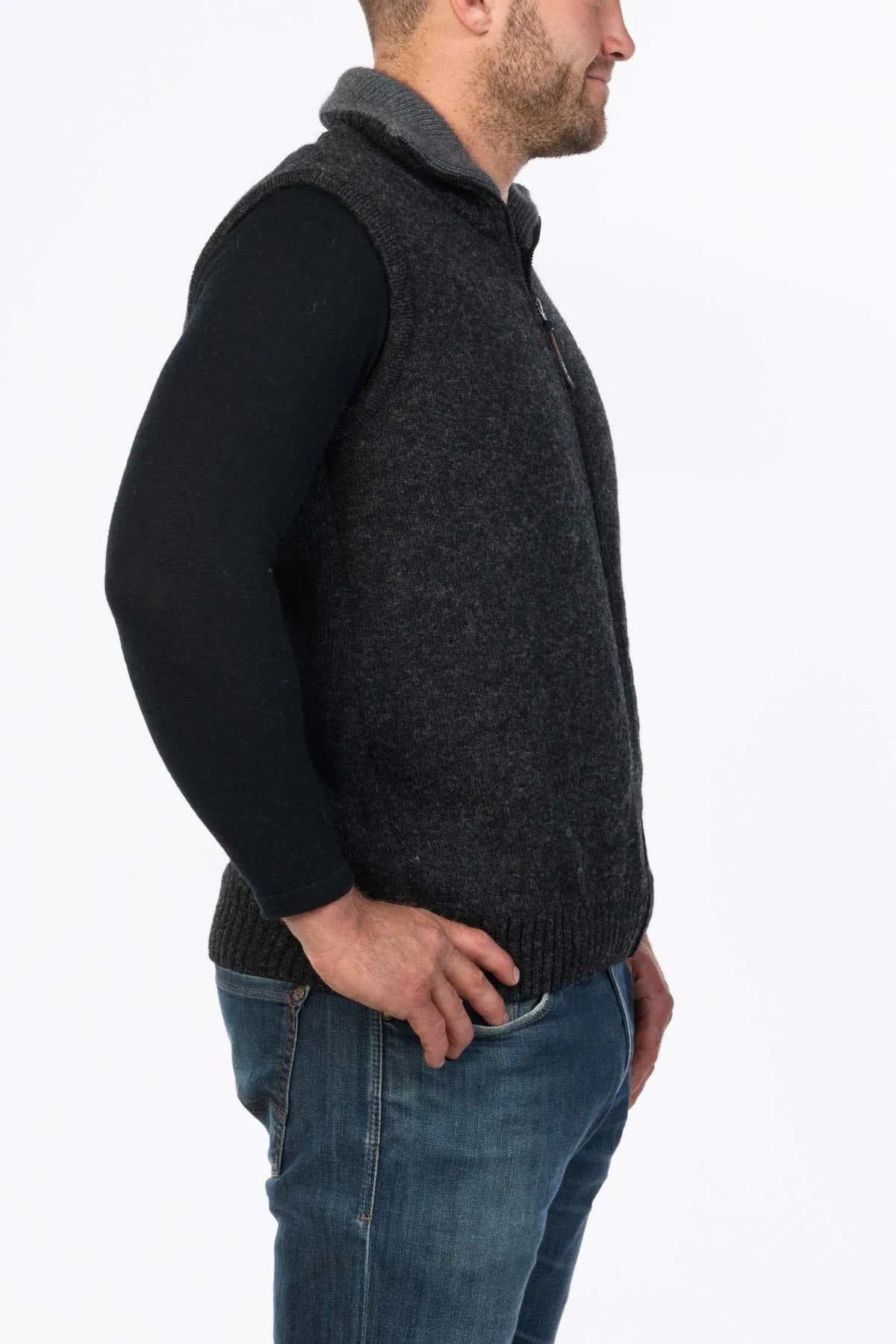 MKM Tasman Vest Dual Layer Possum & Merino