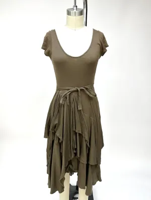 Morgane Le Fay Jersey Tiered Dress