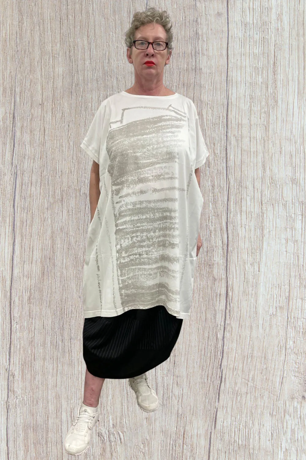 Moyuru Paint Squiggle Dress M221014