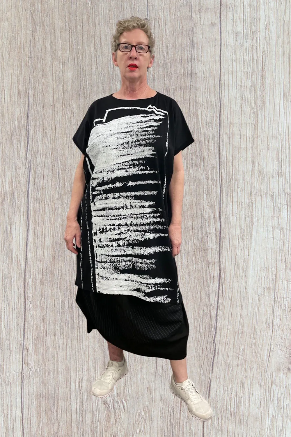 Moyuru Paint Squiggle Dress M221014