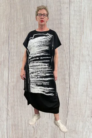 Moyuru Paint Squiggle Dress M221014