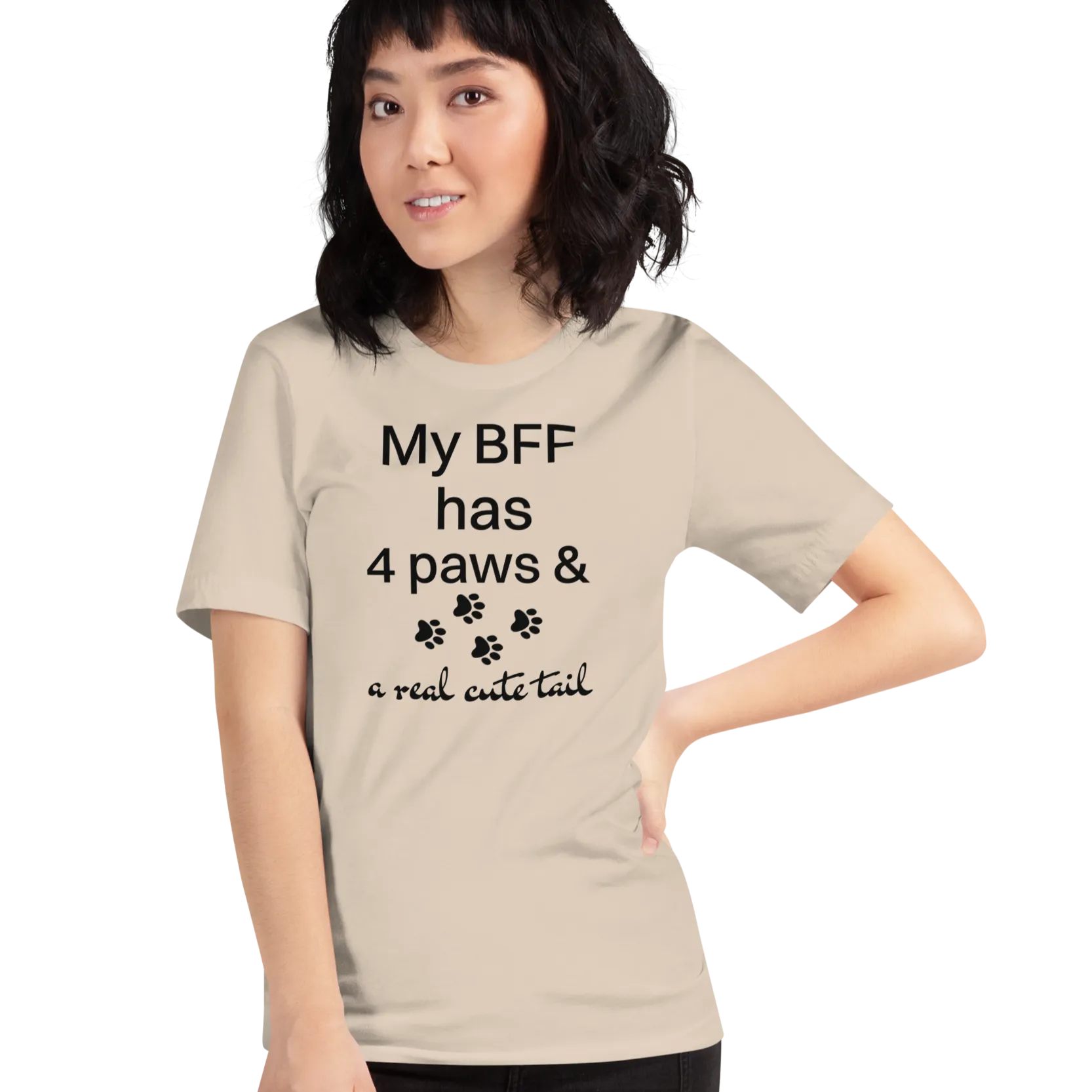 My BFF has 4 Paws T-Shirts - Light