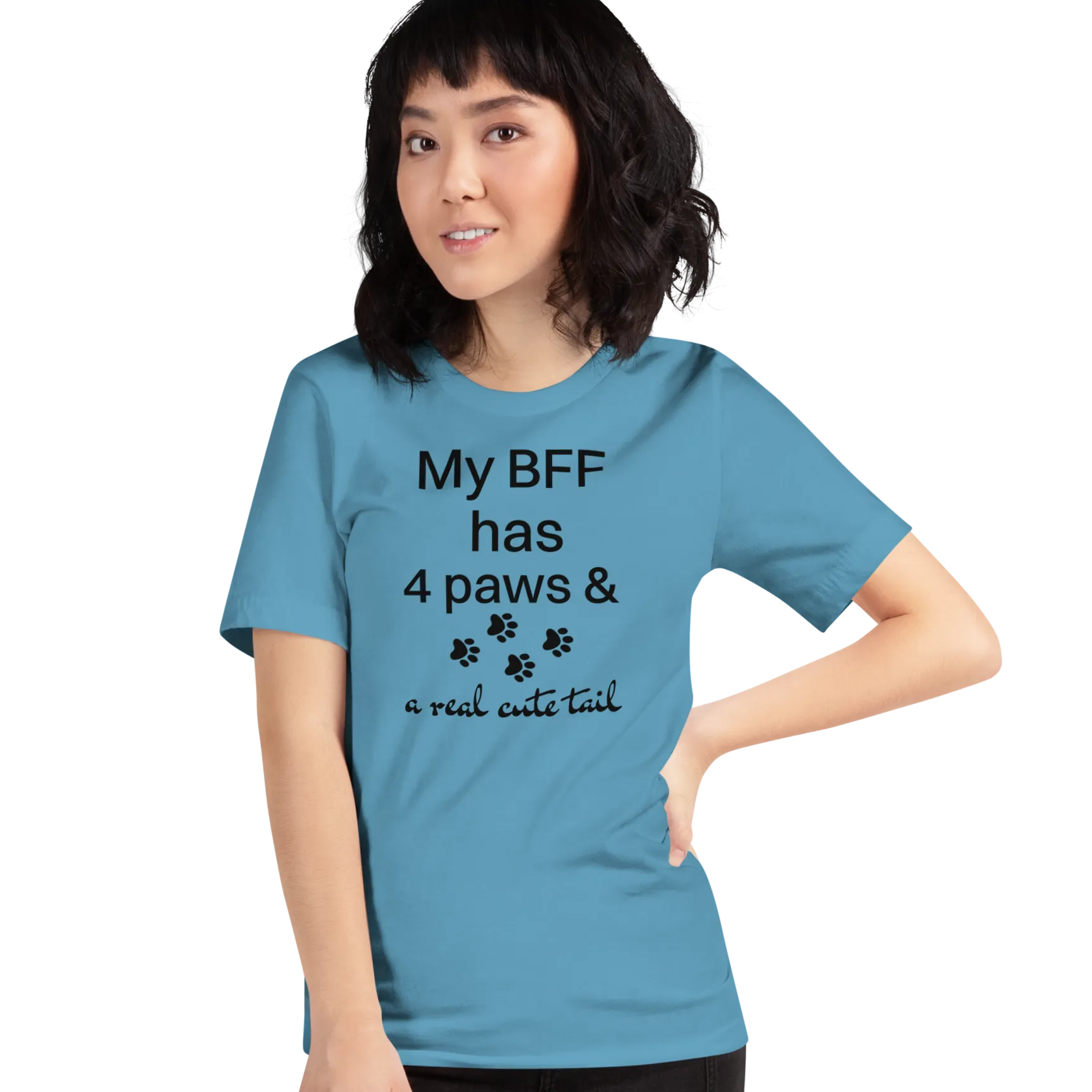My BFF has 4 Paws T-Shirts - Light